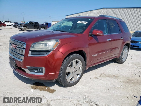 2015 GMC Acadia Denali with VIN 1GKKRTKD6FJ175909, listed as a Copart auction lot 52730395 with 213,061 mi miles and Salvage Title. Bid and sale history available at carsss.com. Image 1.