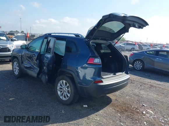 2020 Jeep Cherokee Latitude with VIN 1C4PJMCB7LD603878, listed as a IAAI auction lot 42104307 with 88,511 mi miles and . Bid and sale history available at DreamBid. Image 3.