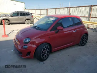 2013 FIAT 500 Turbo with VIN 3C3CFFHH1DT636111, listed as a Copart auction lot 48701365 with 109,072 mi miles and Salvage Title. Bid and sale history available at carsss.com. Image 1.