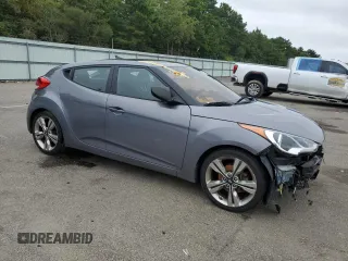 2016 Hyundai Veloster with VIN KMHTC6ADXGU252488, listed as a Copart auction lot 65415583 with 53,482 mi miles. Bid and sale history available at carsss.com. Image 4.