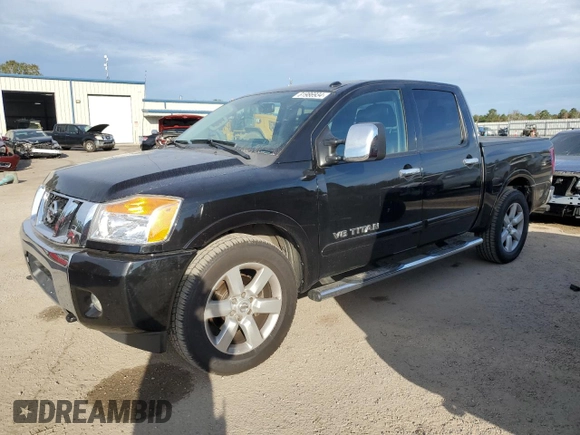2015 Nissan Titan SV with VIN 1N6BA0ED9FN509000, listed as a Copart auction lot 81986934 with 121,338 mi miles and Salvage title. Bid and sale history available at DreamBid. Image 1.