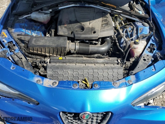 2018 Alfa Romeo Giulia Ti with VIN ZARFAECN3J7572612, listed as a Copart auction lot 48948135 with 0 mi miles and Clean Title. Bid and sale history available at carsss.com. Image 11.