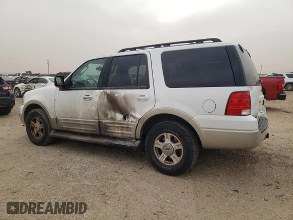 2005 Ford Expedition Eddie Bauer with VIN 1FMPU17525LA40639, listed as a Copart auction lot 47554695 with 136,379 mi miles and Salvage Title. Bid and sale history available at carsss.com. Image 2.
