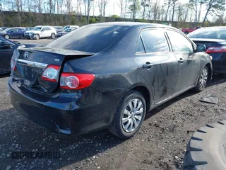 2013 Toyota Corolla L with VIN 2T1BU4EE0DC967387, listed as a IAAI auction lot 42142298 with Not Provided miles. Bid and sale history available at carsss.com. Image 4.