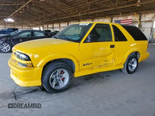 2004 Chevrolet Blazer LS z VIN 1GNCS18X34K151916, wystawiony jako Copart lot #57501035 z przebiegiem 191 104 mil mil oraz Szkoda całkowita • Salvage title. Historia ofert i sprzedaży dostępna na DreamBid. Obrazek 1.