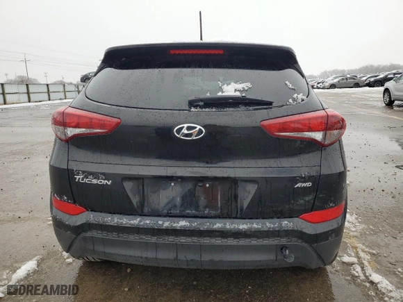 2017 Hyundai Tucson SE with VIN KM8J3CA48HU390537, listed as a Copart auction lot 86890684 with 113,125 mi miles and Salvage Title. Bid and sale history available at carsss.com. Image 6.