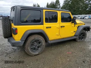 2021 Jeep Wrangler Unlimited Willys с VIN 1C4HJXDG5MW577822, выставлен на аукционе Copart как лот 48394495 с пробегом 72 557 миль миль и Списание • Salvage title. История ставок и продаж доступна на DreamBid. Изображение 3.