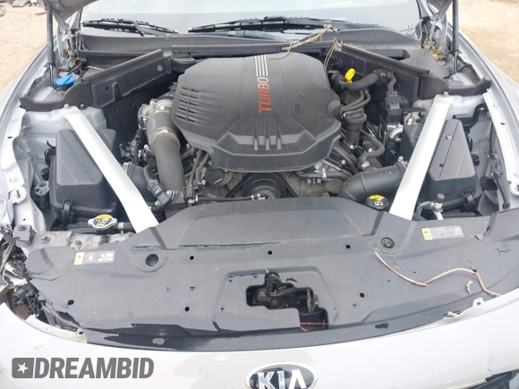 2018 Kia Stinger GT2 with VIN KNAE55LC7J6017223, listed as a IAAI auction lot 41356220 with 102,874 mi miles. Bid and sale history available at carsss.com. Image 10.