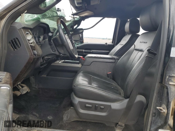 2013 Ford F-350 Platinum z VIN 1FT8W3BTXDEB51852, wystawiony jako Copart lot #58228825 z przebiegiem 6 577 mil mil oraz Szkoda całkowita • Salvage title. Historia ofert i sprzedaży dostępna na DreamBid. Obrazek 7.