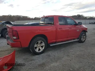 2014 Ram 1500 Sport with VIN 1C6RR6HT7ES221953, listed as a Copart auction lot 81495364 with 126,366 mi miles and Salvage title. Bid and sale history available at DreamBid. Image 3.