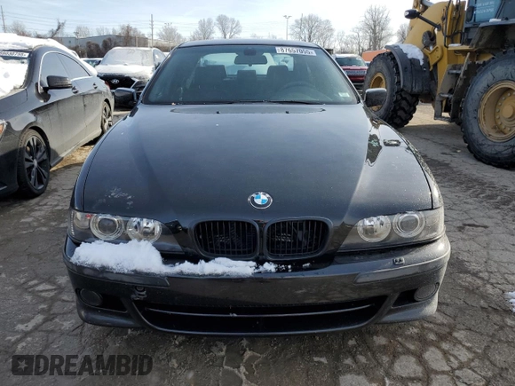 2003 BMW 5 Series 540iA with VIN WBADN63493GN88607, listed as a Copart auction lot 87657055 with 134,053 mi miles and Salvage Title. Bid and sale history available at carsss.com. Image 5.