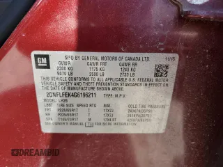 2016 Chevrolet Equinox LT z VIN 2GNFLFEK4G6196211, wystawiony jako Copart lot #49334205 z przebiegiem 118 769 mil mil oraz Szkoda całkowita • Salvage title. Historia ofert i sprzedaży dostępna na DreamBid. Obrazek 15.