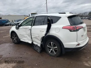 2018 Toyota RAV4 XLE z VIN JTMRFREVXJJ722554, wystawiony jako Copart lot #55285574 z przebiegiem 148 794 mil mil oraz Szkoda całkowita • Salvage title. Historia ofert i sprzedaży dostępna na DreamBid. Obrazek 2.