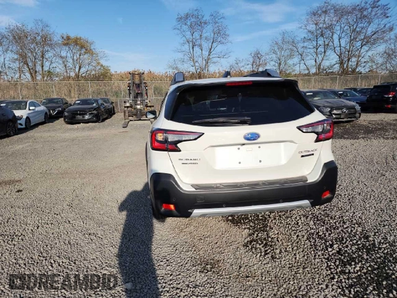 2025 Subaru Outback Touring with VIN 4S4BTAPC8S3143894, listed as a Copart auction lot 78879454 with 5 mi miles and Clean title. Bid and sale history available at DreamBid. Image 6.