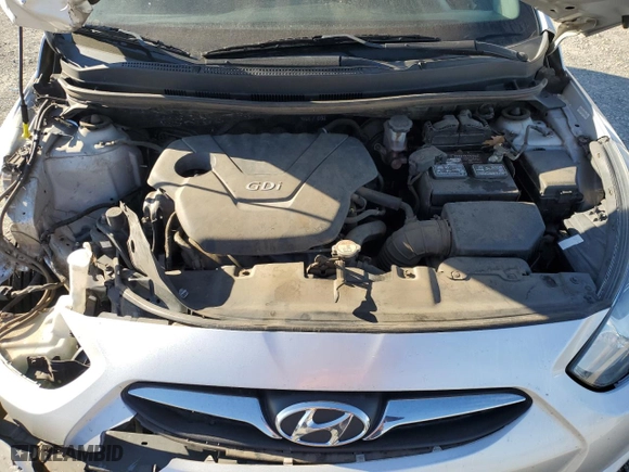 2013 Hyundai Accent GL with VIN KMHCT5AE0DU096122, listed as a Copart auction lot 41841885 with 124,371 mi miles and Salvage Title. Bid and sale history available at carsss.com. Image 11.