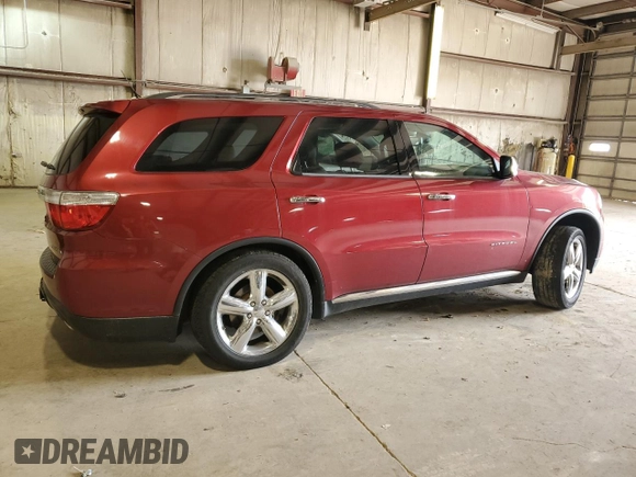 2013 Dodge Durango Citadel z VIN 1C4RDJEG9DC655575, wystawiony jako Copart lot #54382115 z przebiegiem 166 453 mil mil oraz Szkoda całkowita • Salvage title. Historia ofert i sprzedaży dostępna na DreamBid. Obrazek 3.
