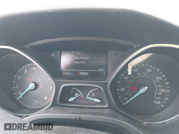 2015 Ford Focus SE with VIN 1FADP3F21FL209221, listed as a IAAI auction lot 42716293 with 100,465 mi miles and . Bid and sale history available at DreamBid. Image 7.
