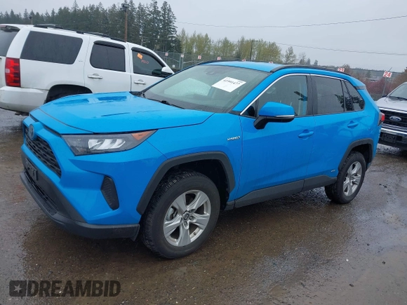 2021 Toyota RAV4 Hybrid LE with VIN 2T3MWRFV4MW117783, listed as a IAAI auction lot 41991477 with 39,675 mi miles. Bid and sale history available at carsss.com. Image 14.