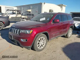 2021 Jeep Grand Cherokee Laredo X with VIN 1C4RJEAG9MC739126, listed as a IAAI auction lot 41071580 with 81,211 mi miles. Bid and sale history available at carsss.com. Image 18.