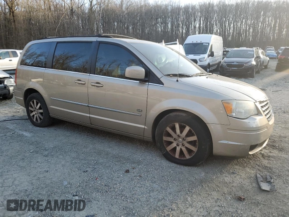 2009 Chrysler Town & Country Touring with VIN 2A8HR54X49R653052, listed as a Copart auction lot 48133155 with 151,527 mi miles and Salvage Title. Bid and sale history available at DreamBid. Image 4.