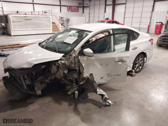 2013 Nissan Sentra SV with VIN 3N1AB7AP7DL768721, listed as a IAAI auction lot 41562037 with 97,202 mi miles. Bid and sale history available at carsss.com. Image 2.