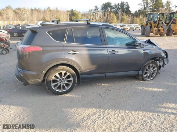2016 Toyota RAV4 Hybrid Limited with VIN JTMDJREV7GD048573, listed as a IAAI auction lot 41260805 with NaN miles. Bid and sale history available at carsss.com. Image 13.