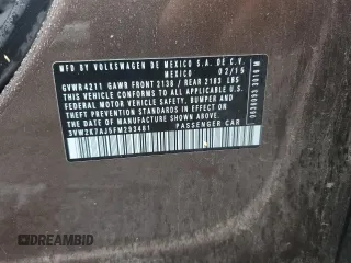 2015 Volkswagen Jetta S z VIN 3VW2K7AJ5FM293481, wystawiony jako Copart lot #58336035 z przebiegiem Nie podano mil oraz Szkoda całkowita • Salvage title. Historia ofert i sprzedaży dostępna na DreamBid. Obrazek 12.