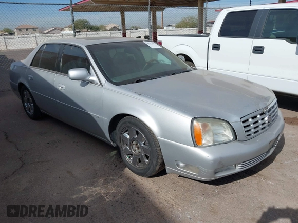 2002 Cadillac DeVille DTS with VIN 1G6KF57972U262315, listed as a IAAI auction lot 41537606 with 151,664 mi miles. Bid and sale history available at carsss.com. Image 1.