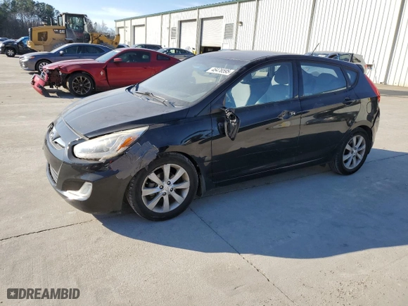 2014 Hyundai Accent SE with VIN KMHCU5AE3EU153363, listed as a Copart auction lot 46476595 with NaN miles and Salvage Title. Bid and sale history available at carsss.com. Image 1.