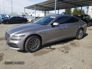 2023 Genesis G80 2.5T with VIN KMTGB4SC3PU196012, listed as a Copart auction lot 44804125 with 39,454 mi miles and Non Repairable. Bid and sale history available at carsss.com. Image 1.