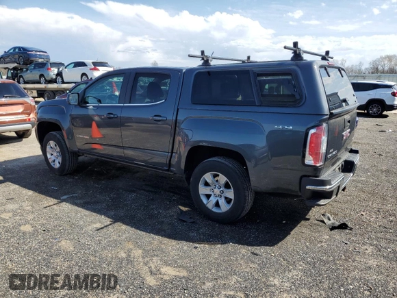 2017 GMC Canyon 4WD SLE with VIN 1GTG6CEN5H1163719, listed as a Copart auction lot 54301175 with 102,085 mi miles and Clean Title. Bid and sale history available at carsss.com. Image 2.