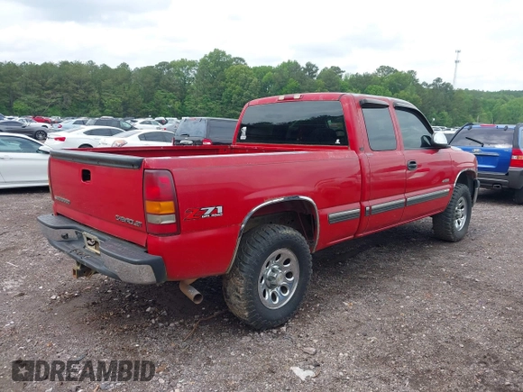 2002 Chevrolet Silverado 1500 LT with VIN 2GCEK19T121265410, listed as a IAAI auction lot 42051597 with Not Provided miles. Bid and sale history available at carsss.com. Image 4.