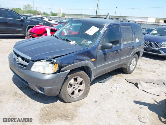 2003 Mazda Tribute LX with VIN 4F2CZ04133KM23234, listed as a IAAI auction lot 41869955 with 240,898 mi miles. Bid and sale history available at carsss.com. Image 2.