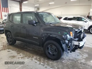 2017 Jeep Renegade Sport with VIN ZACCJBAB9HPF95605, listed as a Copart auction lot 52074305 with 67,466 mi miles and Salvage Title. Bid and sale history available at carsss.com. Image 4.