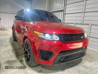 2016 Land Rover Range Rover Sport SVR with VIN SALWZ2EF7GA544520, listed as a Copart auction lot 63885765 with 46,984 mi miles and Clean title. Bid and sale history available at DreamBid. Image 1.
