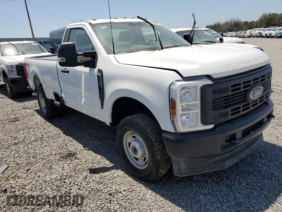 2024 Ford F-250 XL with VIN 1FTBF2BA5REC40931, listed as a Copart auction lot 53801655 with Not provided miles and Salvage title. Bid and sale history available at DreamBid. Image 4.