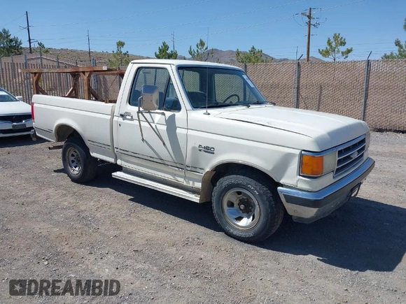 1990 Ford F-150 with VIN 2FTDF15N6LCA44303, listed as a IAAI auction lot 41981297 with 63,097 mi miles. Bid and sale history available at carsss.com. Image 1.