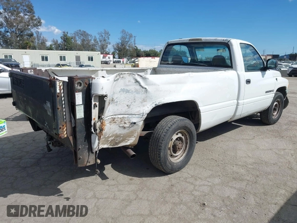 1999 Dodge Ram 2500 with VIN 3B7KC26Z0XM540263, listed as a IAAI auction lot 41939401 with 158,801 mi miles. Bid and sale history available at carsss.com. Image 4.