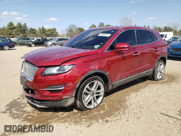 2019 Lincoln MKC Reserve z VIN 5LMTJ3DH6KUL39670, wystawiony jako Copart lot #52692875 z przebiegiem 39 235 mil mil oraz Szkoda całkowita • Salvage title. Historia ofert i sprzedaży dostępna na DreamBid. Obrazek 1.