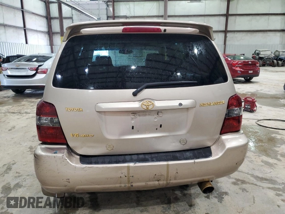 2004 Toyota Highlander z VIN JTEEP21A640020002, wystawiony jako Copart lot #51777285 z przebiegiem 102 011 mil mil oraz Nie do naprawy • Non repairable. Historia ofert i sprzedaży dostępna na DreamBid. Obrazek 6.