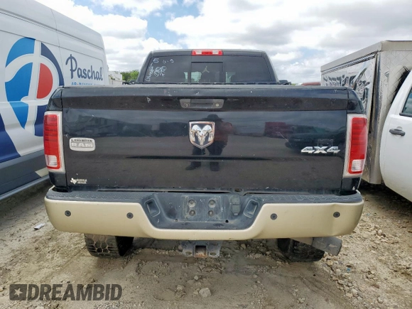 2013 Ram 2500 Laramie Longhorn with VIN 3C6UR5GL7DG519835, listed as a Copart auction lot 62495175 with 340,739 mi miles and Clean title. Bid and sale history available at DreamBid. Image 6.