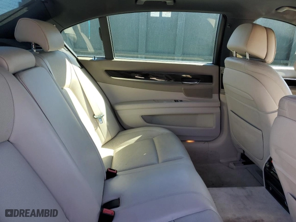 2013 BMW 7 Series 750Li with VIN WBAYE8C53DD132823, listed as a Copart auction lot 46090795 with 199,977 mi miles and Salvage Title. Bid and sale history available at carsss.com. Image 10.