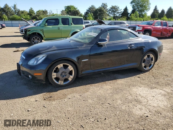 2005 Lexus SC 430 with VIN JTHFN48Y950061947, listed as a Copart auction lot 57050065 with 106,778 mi miles and Salvage title. Bid and sale history available at DreamBid. Image 1.