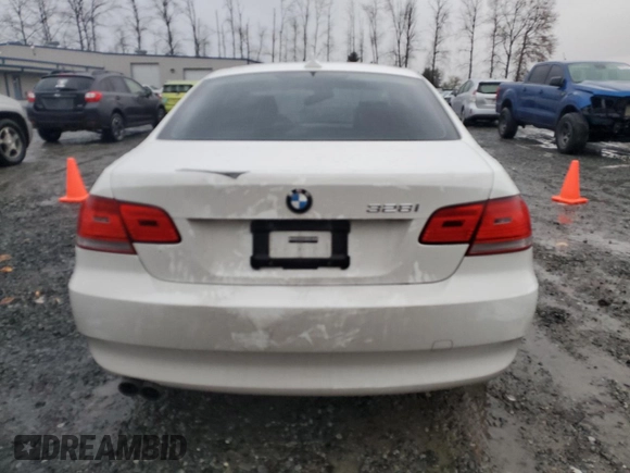 2009 BMW 3 Series 328i with VIN WBAWV13539PG07457, listed as a Copart auction lot 80761734 with 133,384 mi miles and Salvage Title. Bid and sale history available at carsss.com. Image 6.