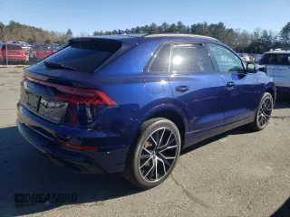 2020 Audi Q8 Premium Plus with VIN WA1EVAF19LD001877, listed as a Copart auction lot 40738583 with 0 mi miles. Bid and sale history available at carsss.com. Image 3.