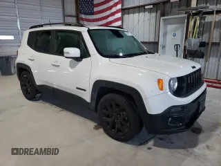 2018 Jeep Renegade Altitude with VIN ZACCJABB0JPH86196, listed as a Copart auction lot 58891575 with Not provided miles and Salvage title. Bid and sale history available at DreamBid. Image 4.