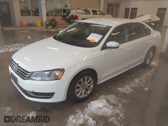 2012 Volkswagen Passat S with VIN 1VWAH7A35CC107902, listed as a IAAI auction lot 41243434 with 158,889 mi miles and . Bid and sale history available at DreamBid. Image 17.