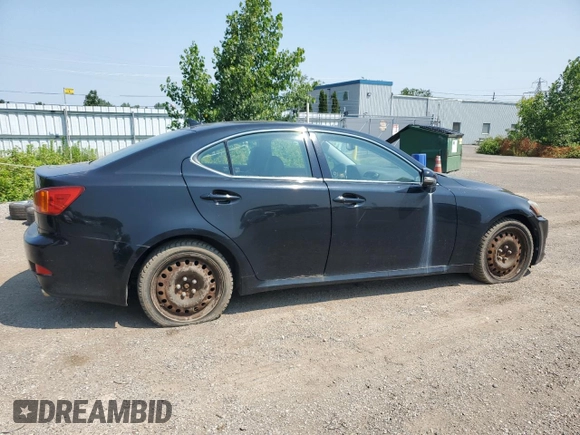 2009 Lexus IS 250 with VIN JTHBK262195103577, listed as a Copart auction lot 62985955 with 254,602 mi miles and Clean title. Bid and sale history available at DreamBid. Image 3.