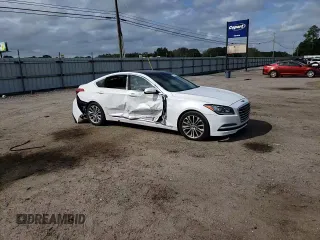 2017 Genesis G80 3.8L with VIN KMHGN4JEXHU176071, listed as a Copart auction lot 71457984 with 97,256 mi miles and Salvage Title. Bid and sale history available at carsss.com. Image 10.
