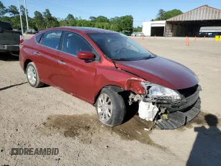 2015 Nissan Sentra SV with VIN 3N1AB7AP0FY330175, listed as a Copart auction lot 52006785 with Not Provided miles and Salvage Title. Bid and sale history available at DreamBid. Image 4.